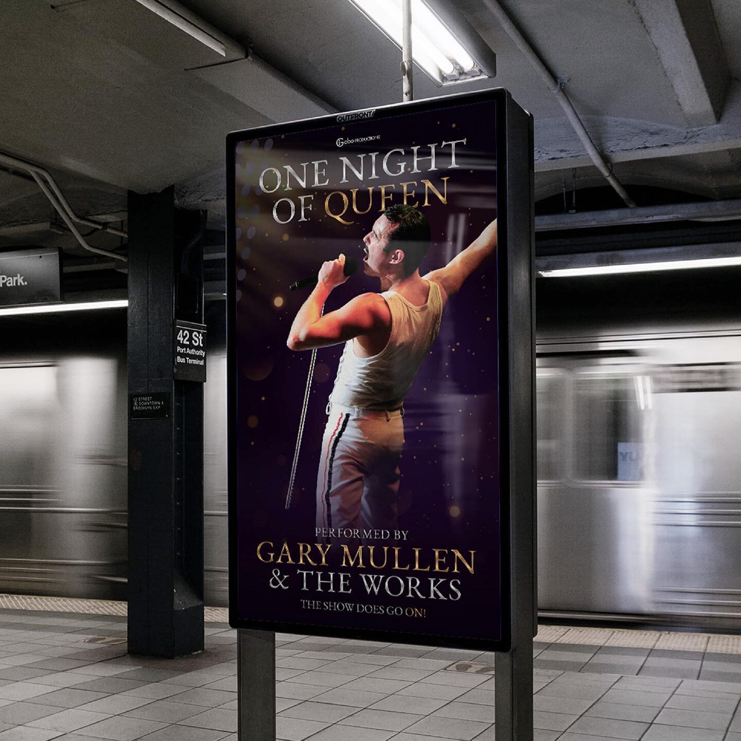 One Night of Queen is a touring 2-hour stage show, paying tribute to the stage theatrics and music of Queen. It is performed by Gary Mullen &amp; The Works, a band headed by Freddie Mercury imitator Gary Mullen, who had previously won the talent show