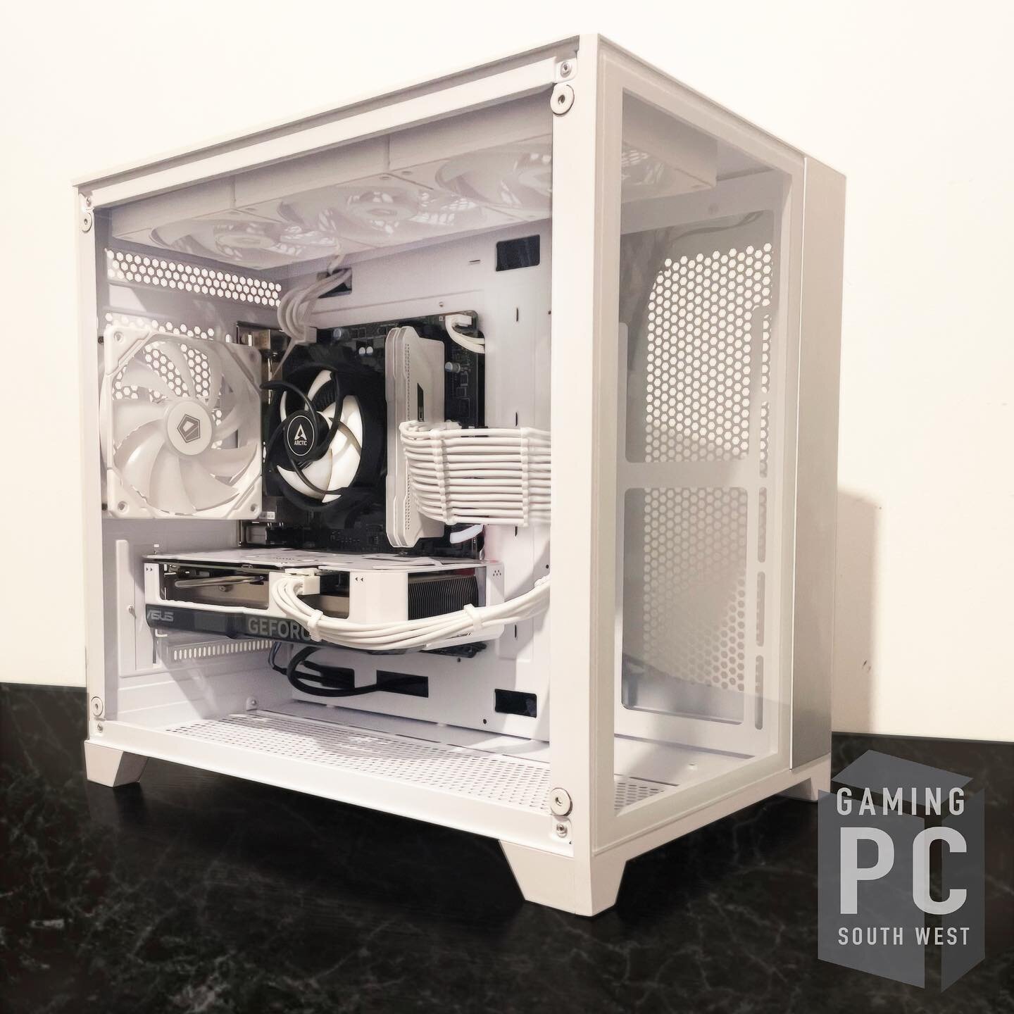 Nice all white build - enquire for your new pc today!