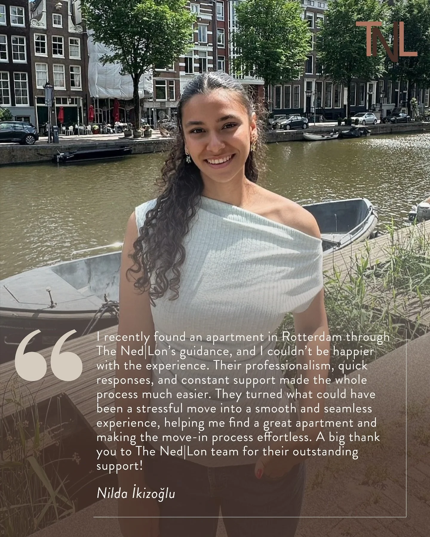 Nilda found her new home in Rotterdam with The Ned|Lon’s help — and we couldn’t be happier to be part of her journey 🏙️🤍