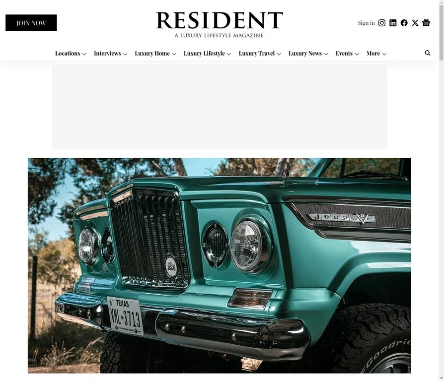 Vigilante's 1966 Super Wagoneer: A Masterpiece of Heritage and Modern Engineering