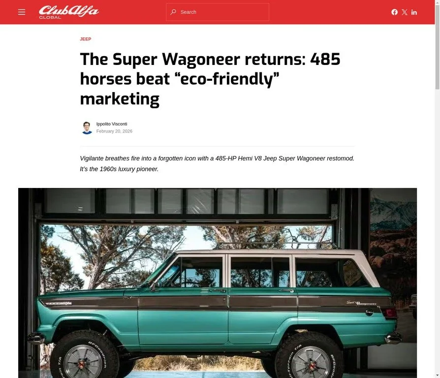 The Super Wagoneer returns: 485 horses beat “eco-friendly” marketing