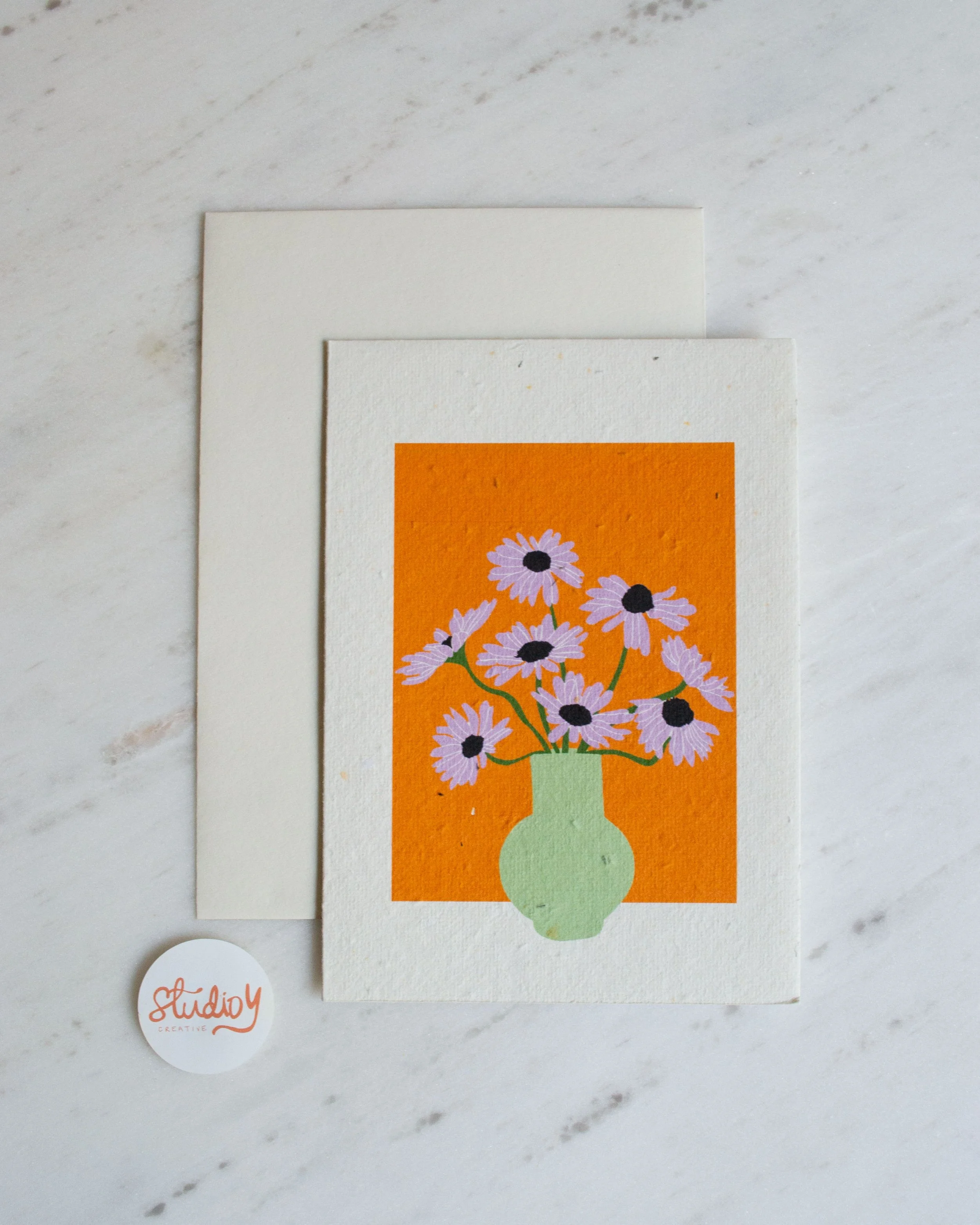 Seeded Plantable-paper Greeting Card - Foliage