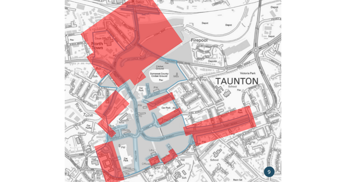 The Taunton BID map is biased and unfair.