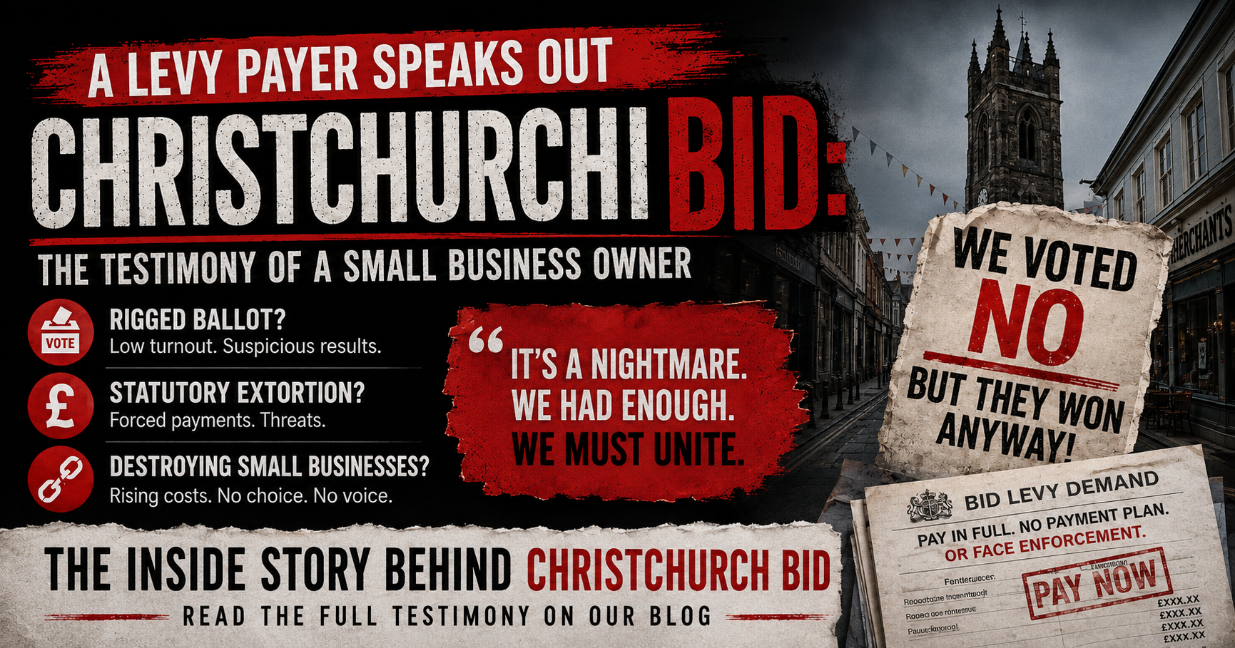Christchurch BID – A Levy Payer's Testimony