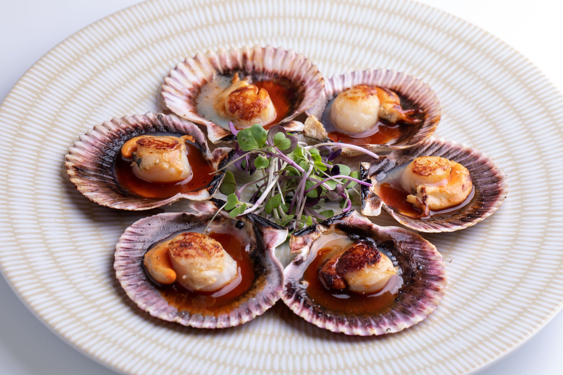 Vieiras del pacífico a la plancha con reducción de kimchi y Godello 3.jpg