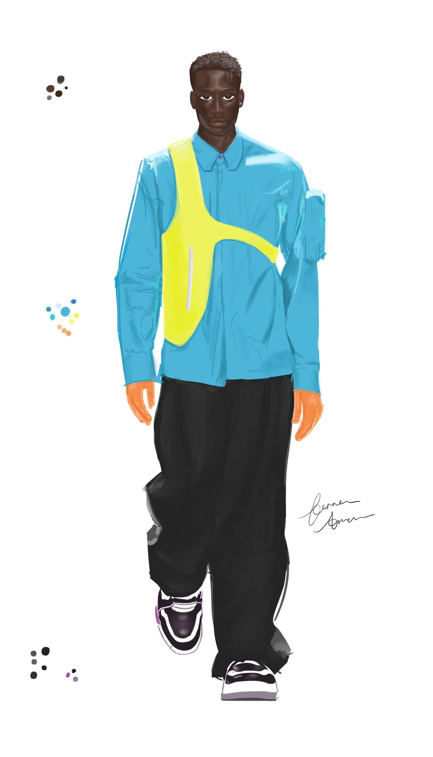 LV x VA, Digital painting, 2018