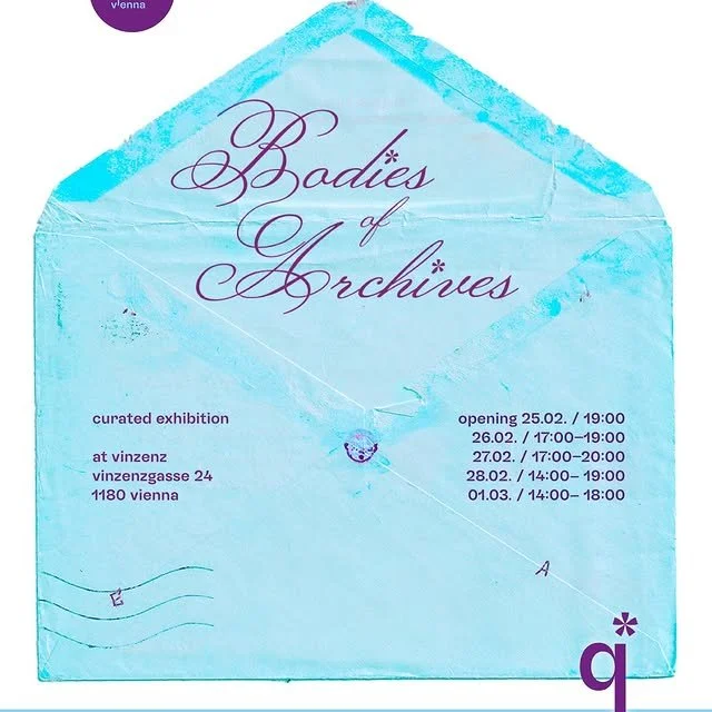 Bodies of Archives Exhibition at Vinzenz, Vienna