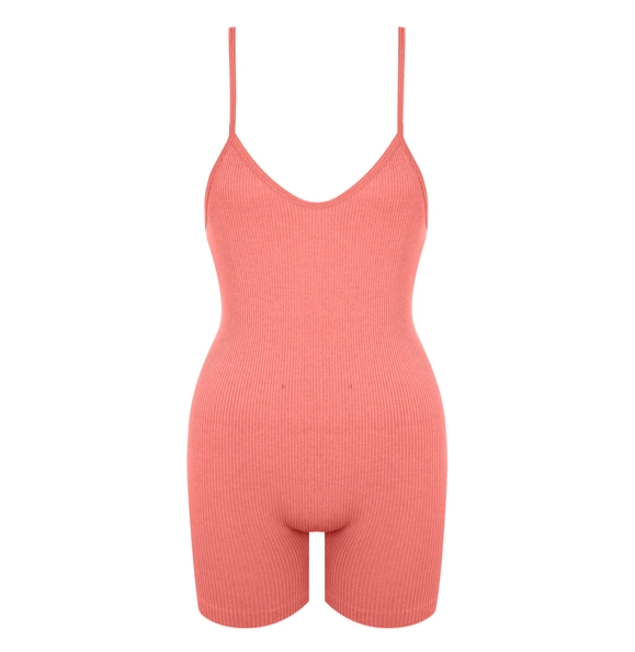 REENA orange seamless romper