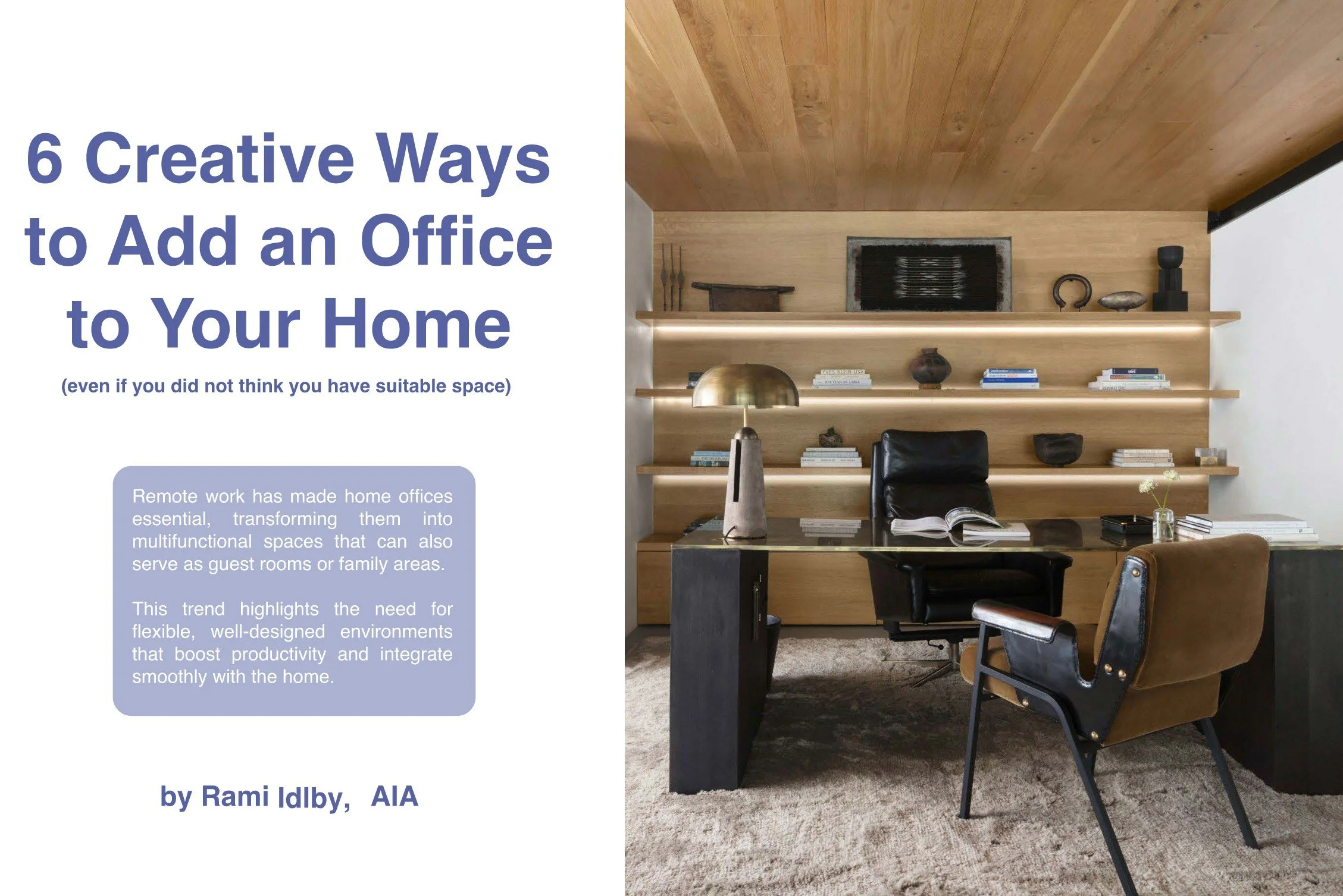 How to add a home office to an NYC apartment by RI ARCHITECTURE