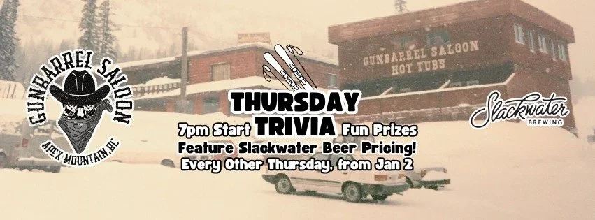 TRIVIA NIGHT PRESENTED BY SLACKWATER 