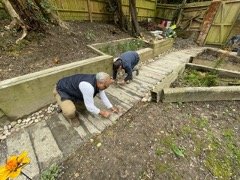 Nigel & Alastair & work in progress March 2023