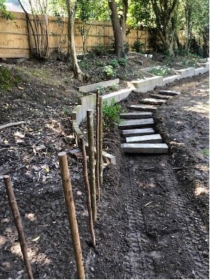View of work in progress March 2020