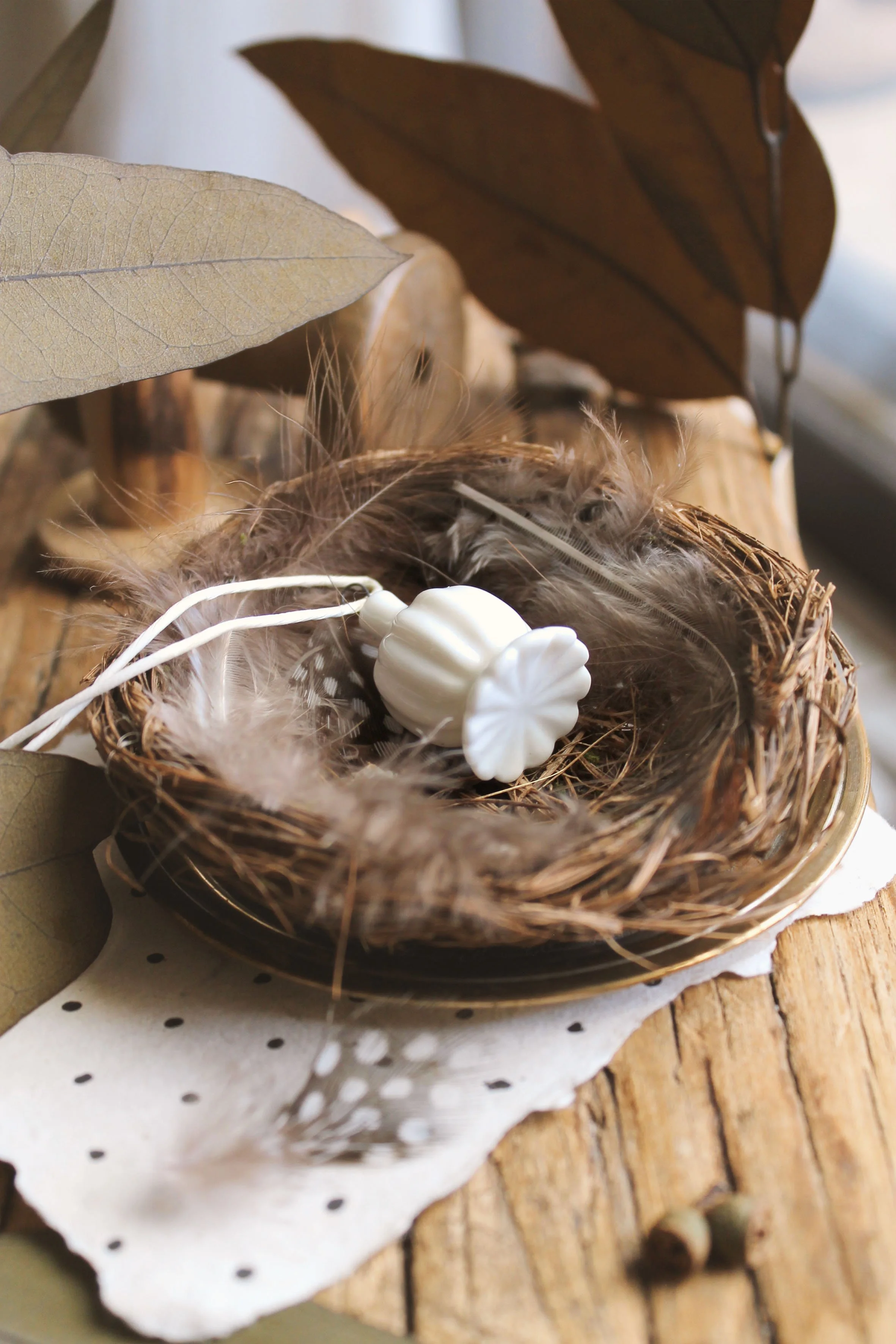 Porcelain Poppy Head Hanger