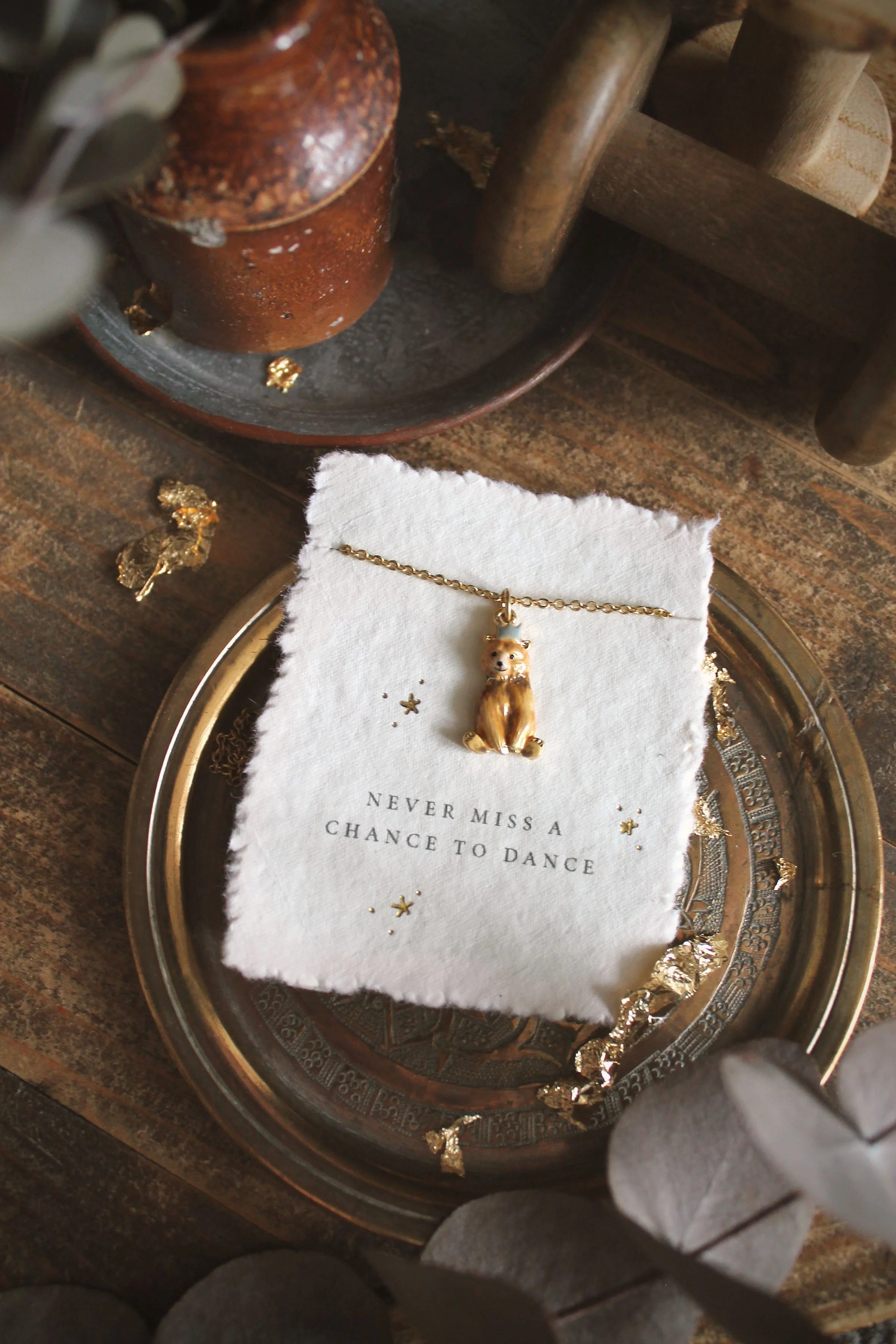 Party Bear Necklace by Fable