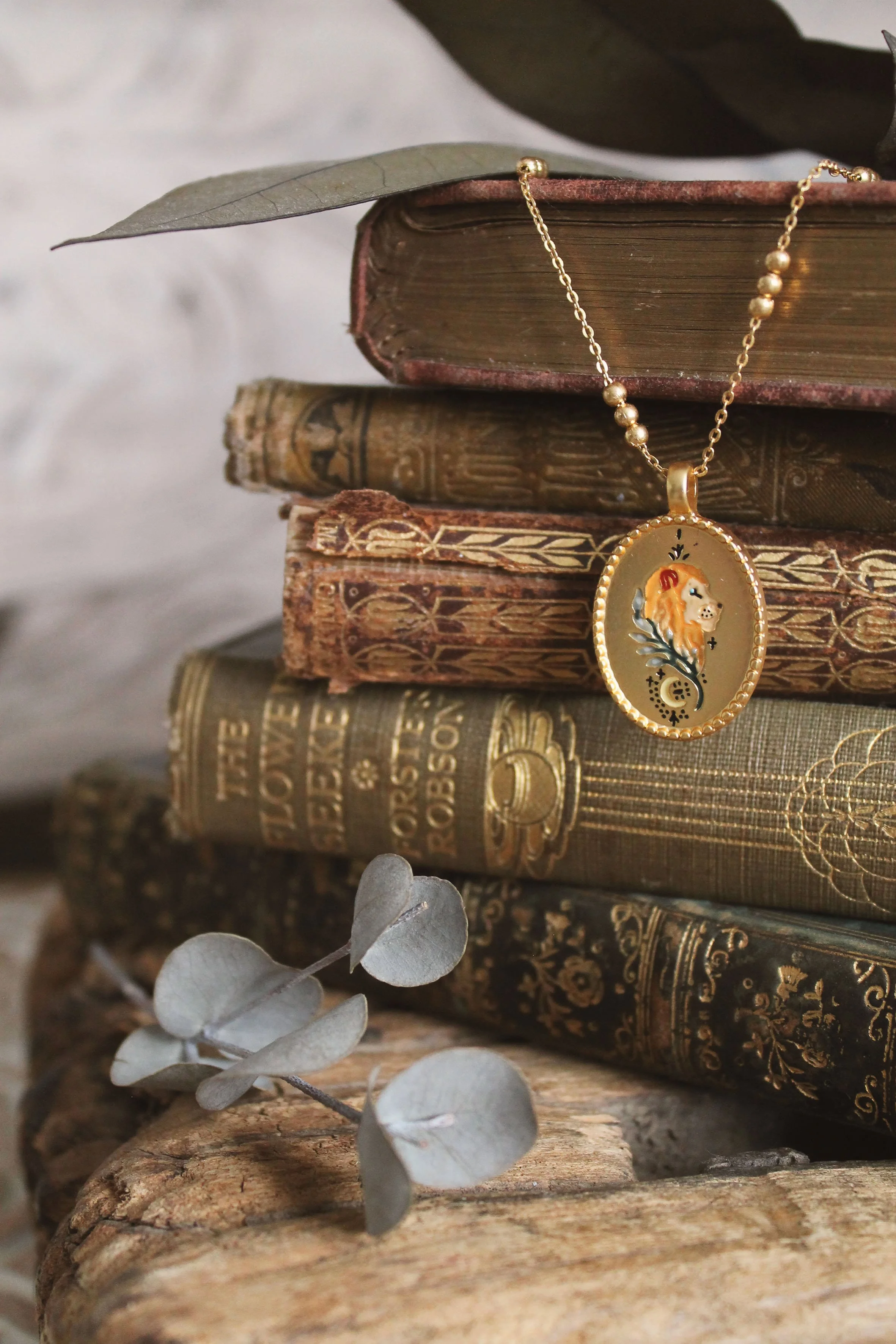 Celestial Lion Necklace by Fable