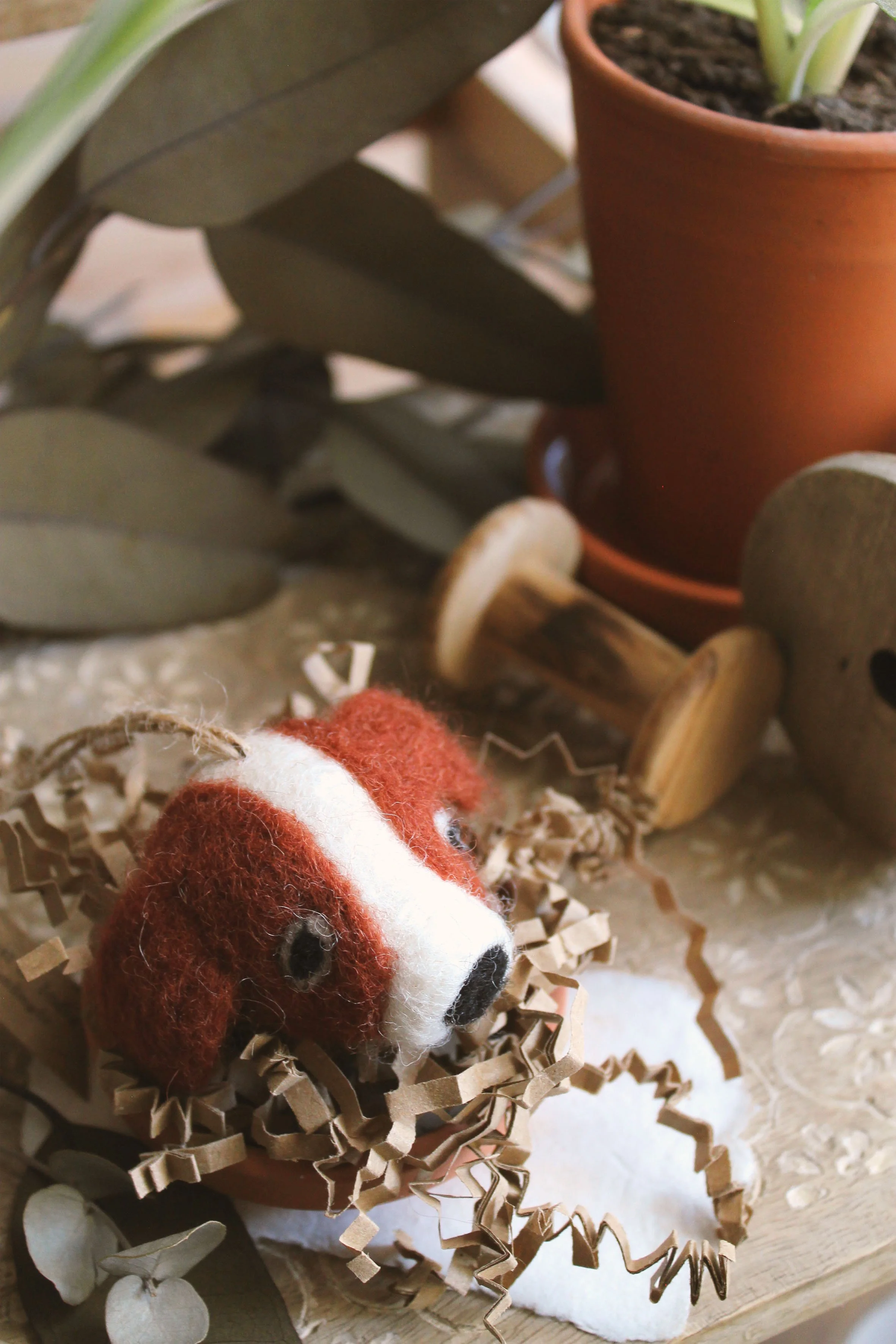 Felted Dog Decoration