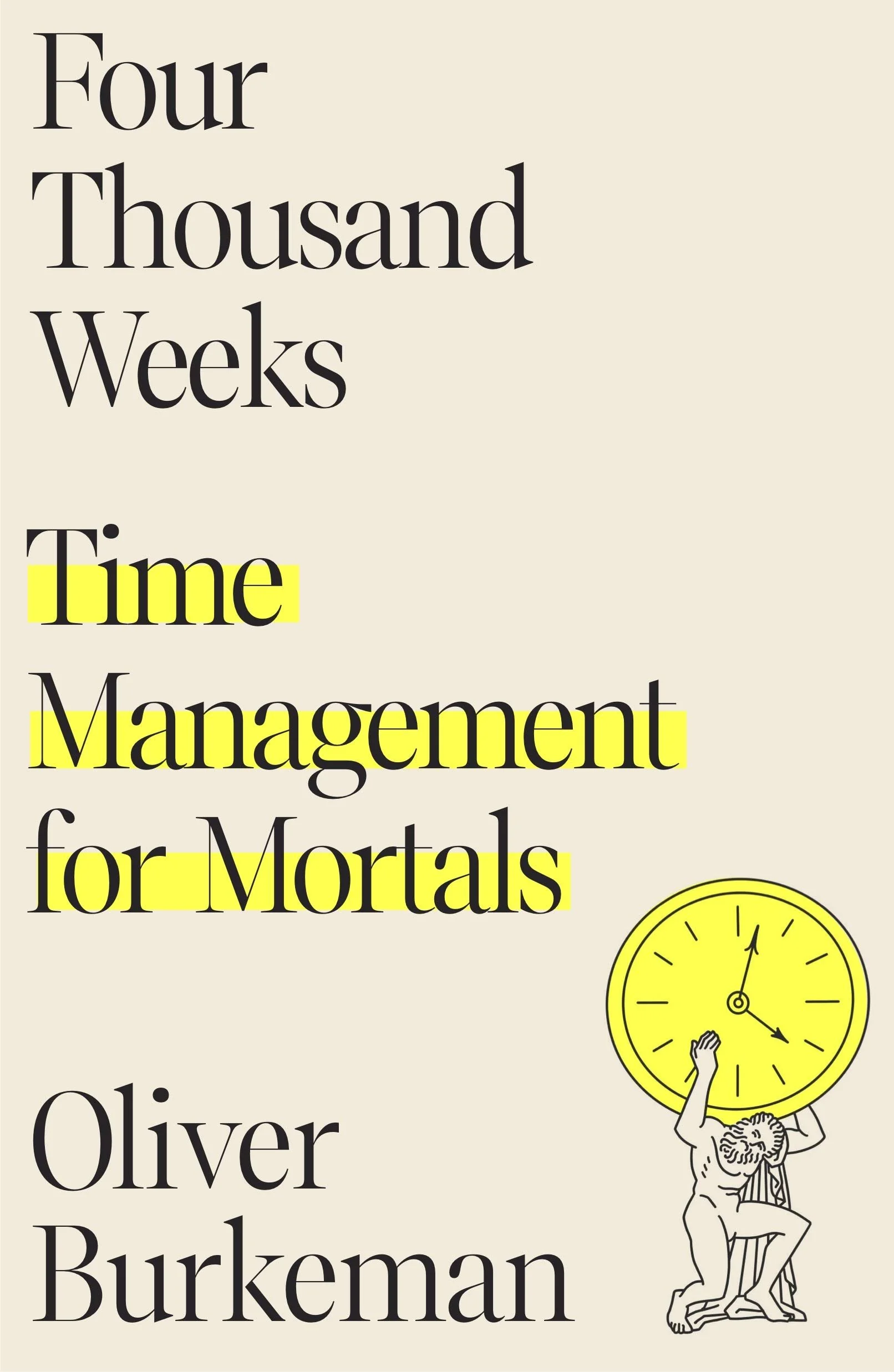 Realistic productivity advice from Oliver Burkeman