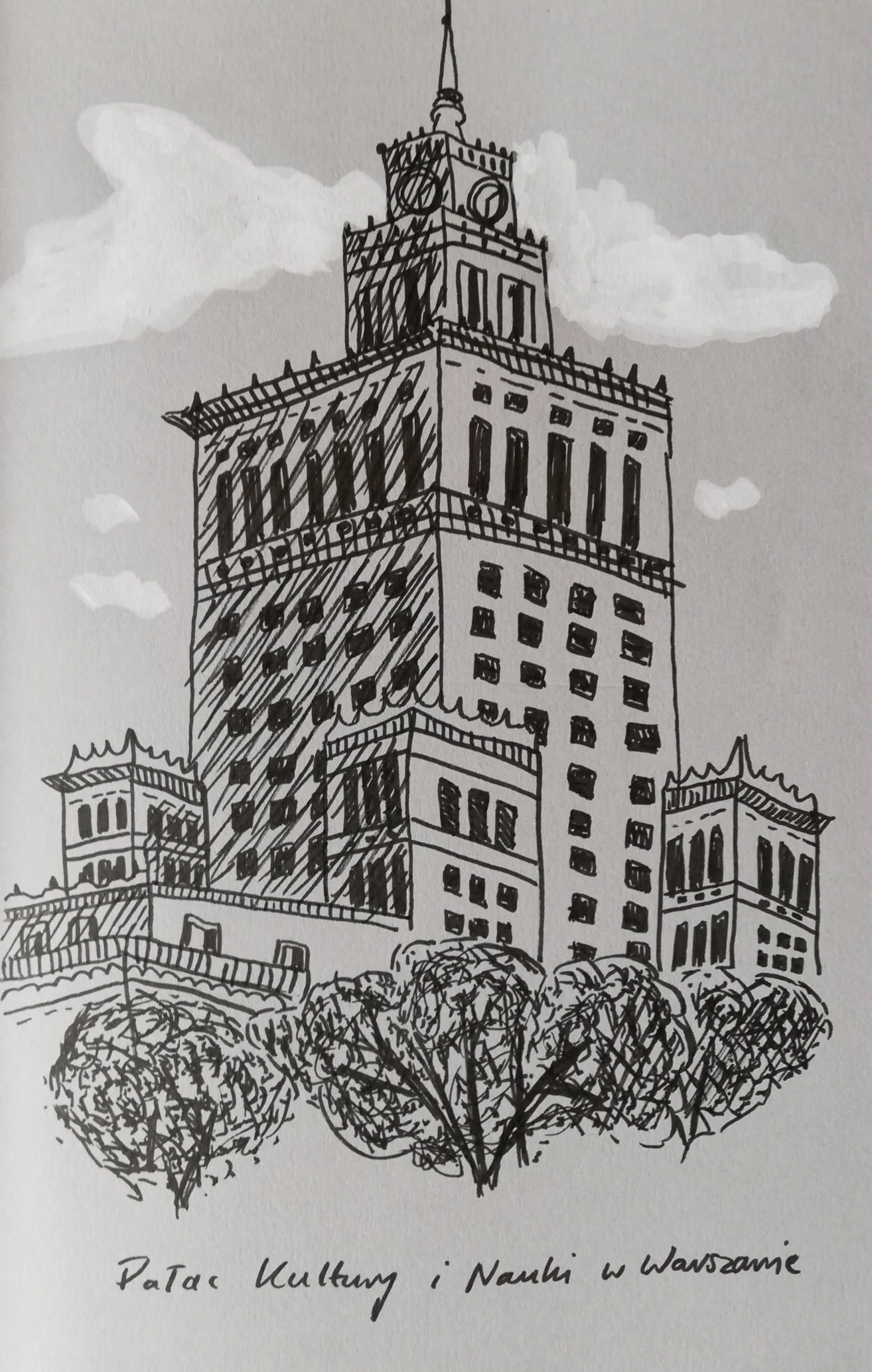Drawing Poland: Palace of Culture and Science, Warsaw