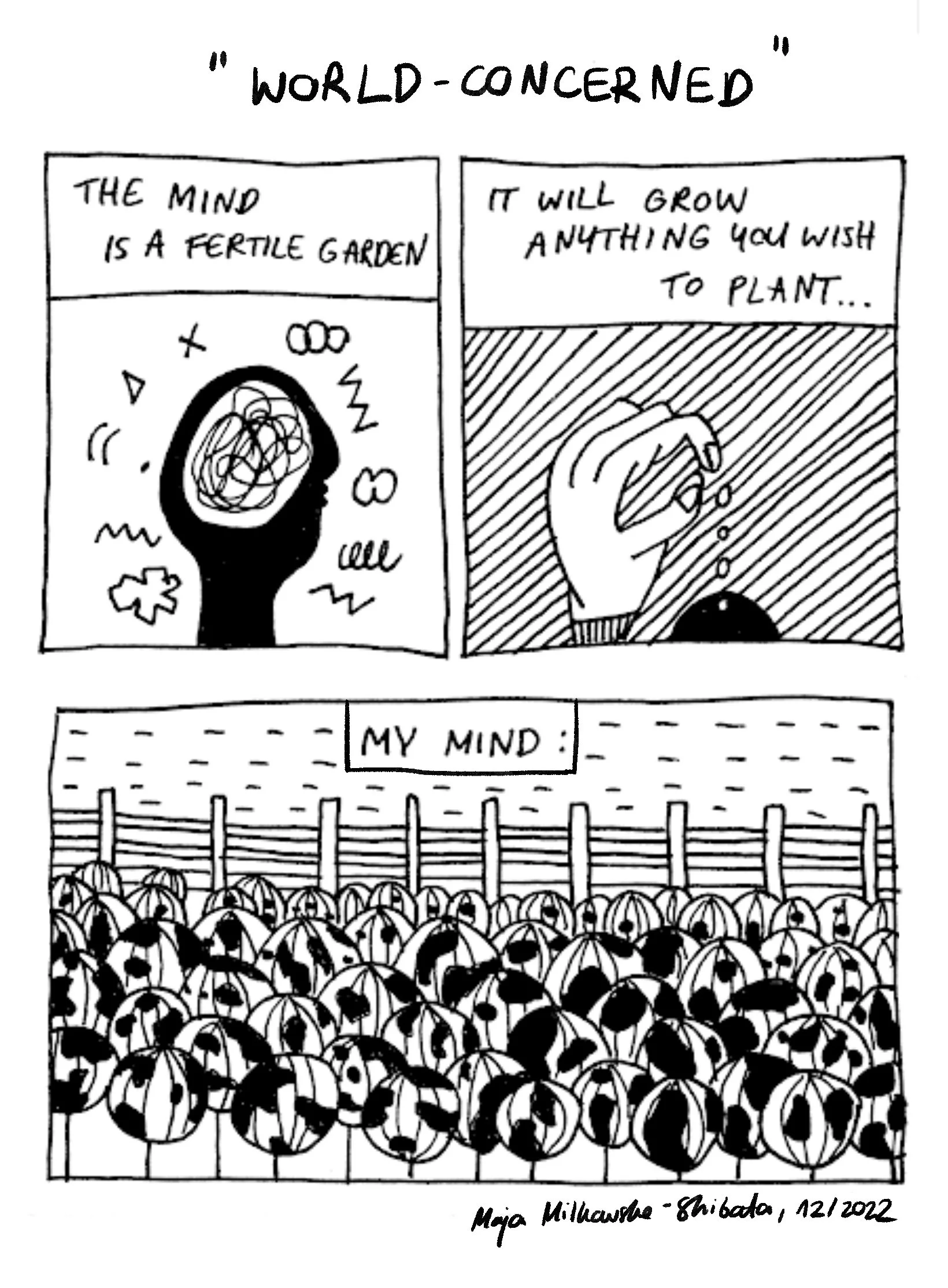 World-concerned: a comic strip