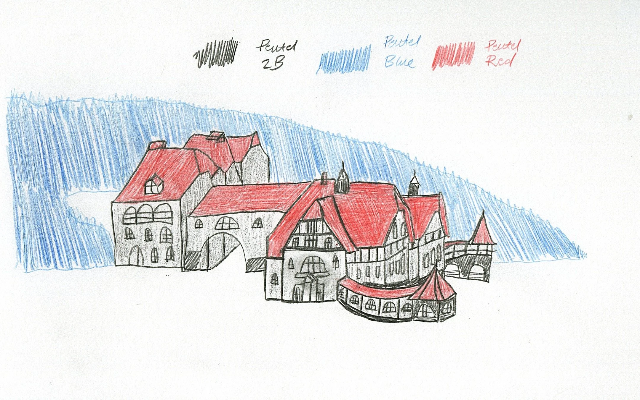 Trying to make the drafting process of my memoir a little bit more enjoyable by choosing tools that actually feel good. Today I'm experimenting with a mechanical pencil and different colored leads.