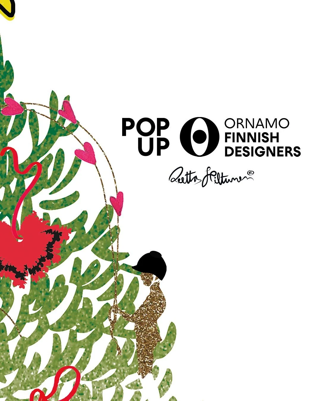 🎄 Finnish Designers Pop Up -tapahtuma kokoaa ammattimuotoilijoiden joulumyynnit valtakunnalliseksi kampanjaksi. Jokainen muotoilija myy suoraan omasta tilastaan.

Atelj&eacute; / Boutique Reetta Hiltunen avaa ovensa ja tarjoaa gl&ouml;gi&auml;
lauan
