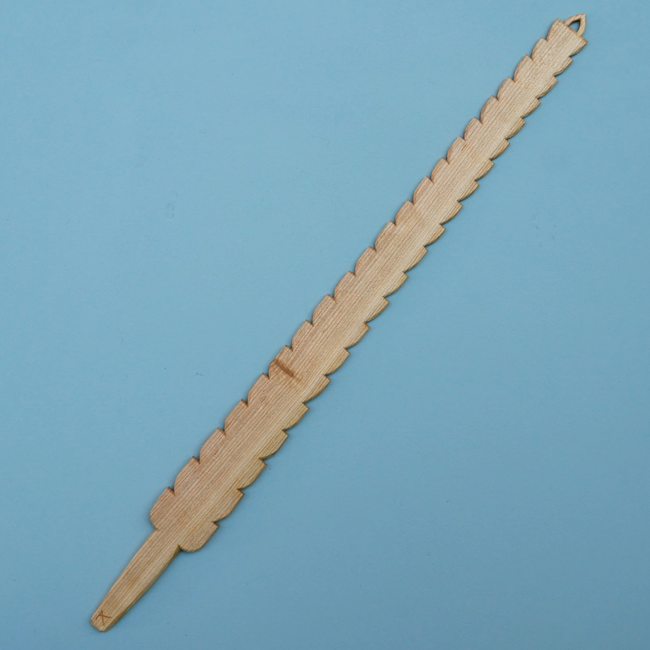 Cherry wood distaff