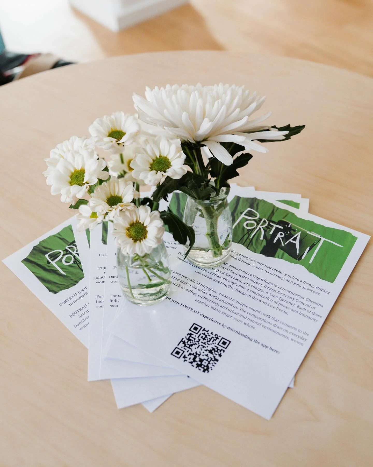 Thank you so very much to everyone who came by our launch event of the augmented reality app and art project #PORTRAIT this weekend, at @spotfestival in Aarhus. 🙏🥂 Together with @tjrnhj @indiscourse and @artandabout_agency we have been working hard