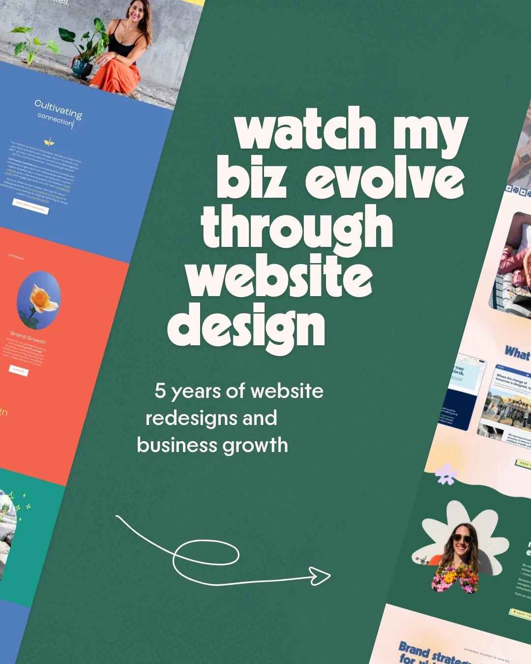 You can see the evolution of my business and my own state of mind through each new website redesign over the past 5 years&hellip;

Started out the gate creative &amp; confident, then got distracted by &ldquo;shoulds&rdquo;, and finally now coming bac