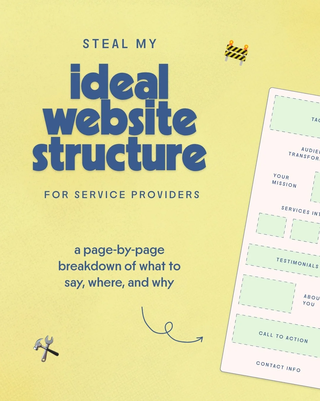 I asked you guys what trips you up most about your website, and 100% of you said the exact same thing: figuring out wtf to say 😅

I get it! Writing your website is hard (I&rsquo;ve been there!!)&hellip; but not because you don&rsquo;t have anything 