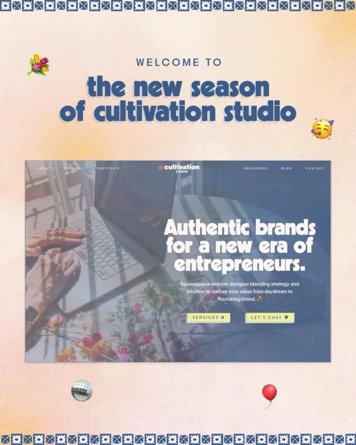It&rsquo;s finally here 🥳 the new season of Cultivation Studio!

This brand redesign took me a full year of digging, unearthing, and rebuilding behind the scenes to complete, and I didn&rsquo;t do it alone.

The biggest transformation of this rebran