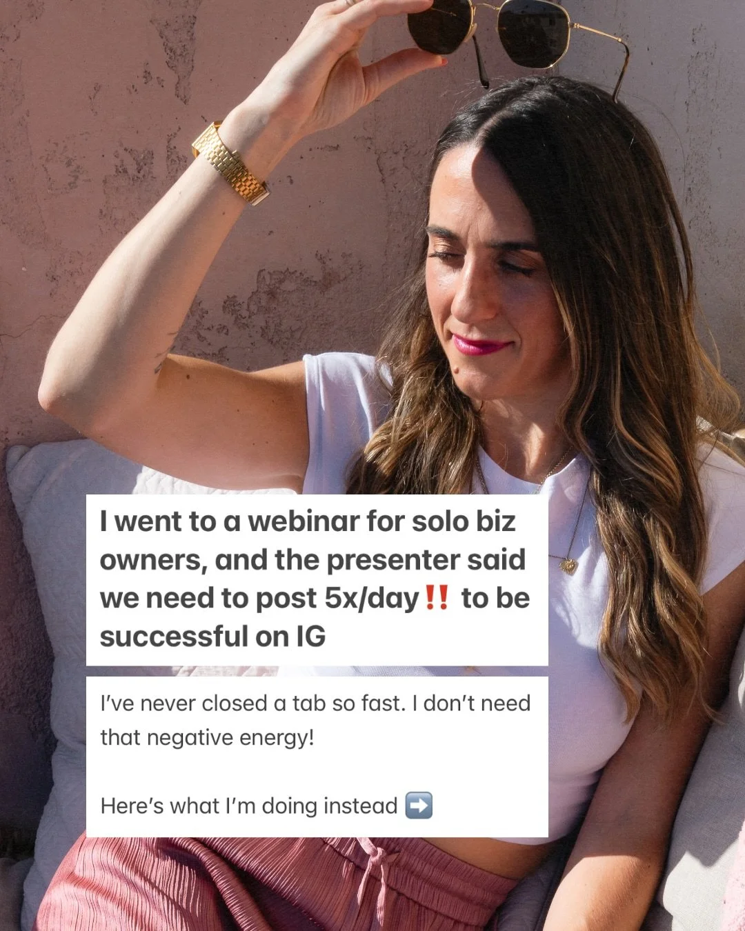 I&rsquo;m not interested in yelling on social media&hellip; so I&rsquo;m creating smaller rooms.

I love that my website is one of those places that gives me the space to share who I am without needing to compete with anyone else.

If you want a webs