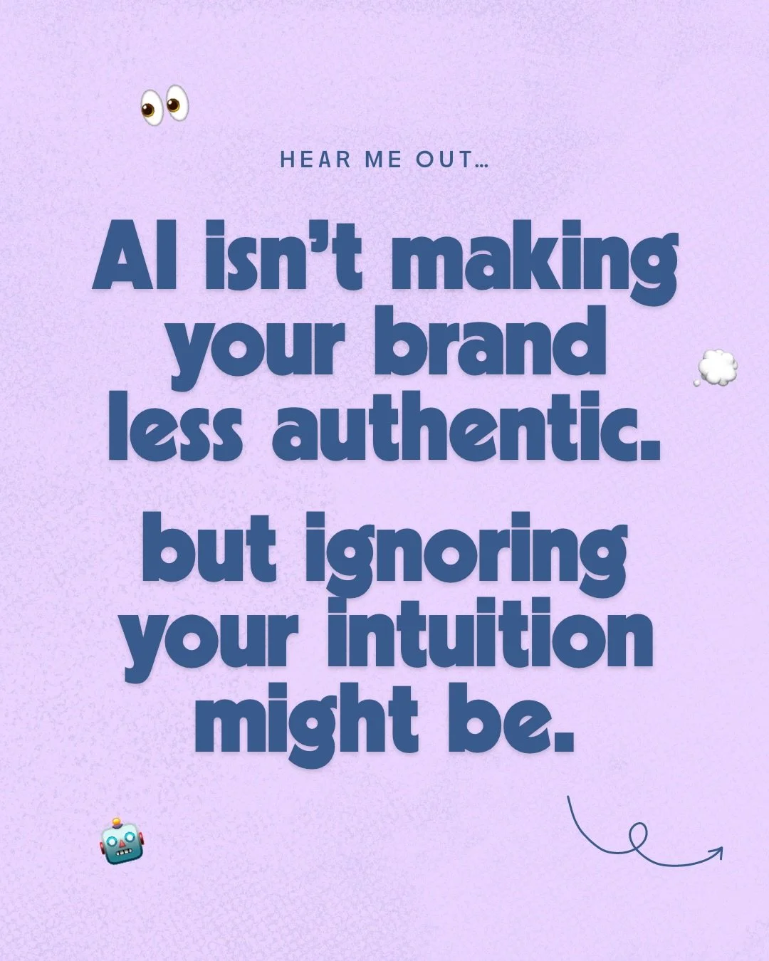 AI is an easy scapegoat for why so many brands are starting to look and sound the same. But we&rsquo;ve been outsourcing our instincts looooong before ChatGPT entered the chat. 🙃

Templates. Trends. Best practices. Business coaches. What everyone el