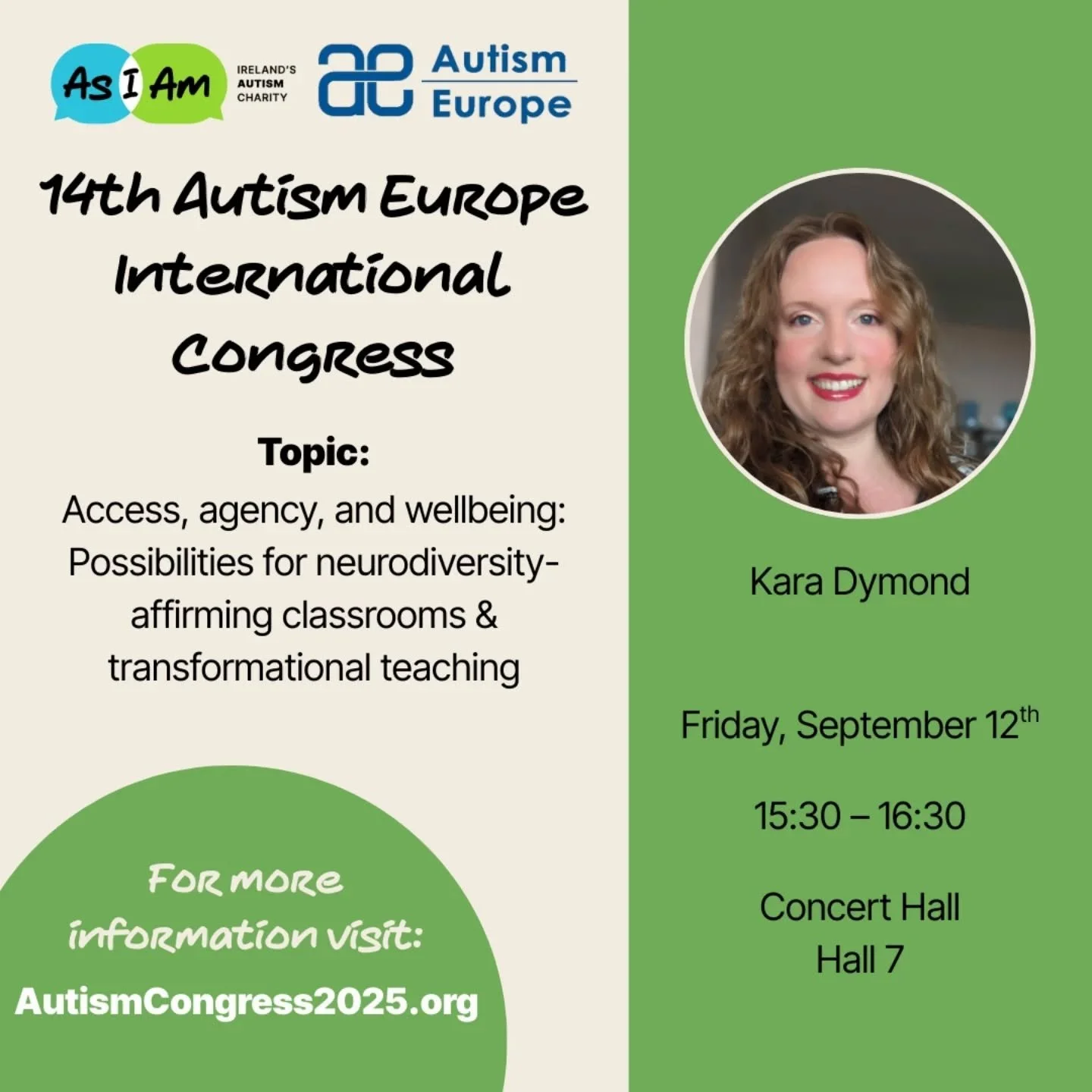 Educational Keynote for the 14th Autism International Europe Congress