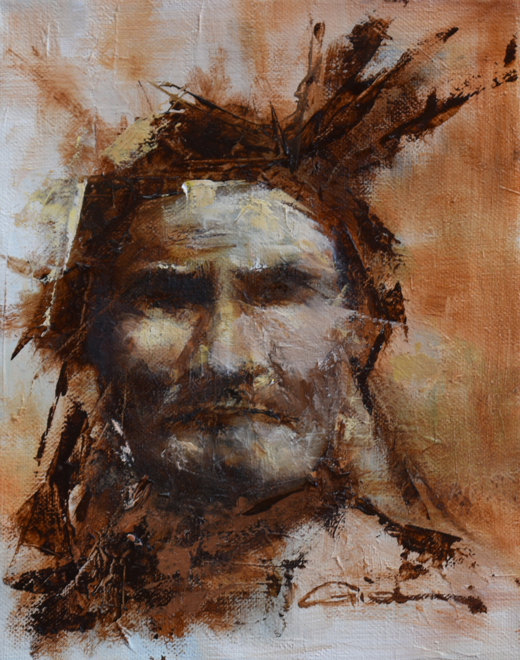 Geronimo | 8x10 | oil on canvas