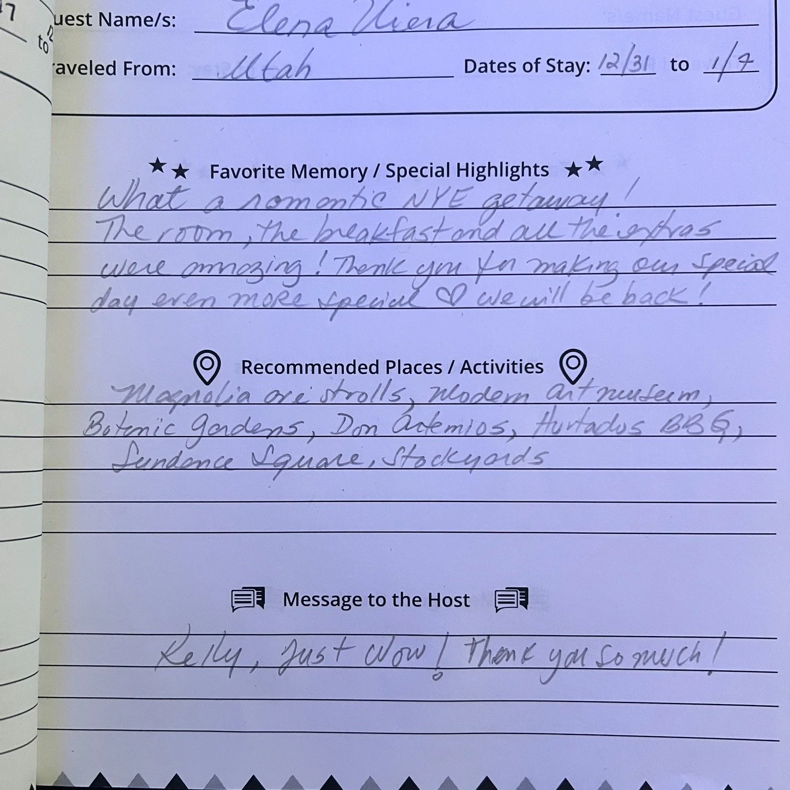 What a romantic getaway! The room, the breakfast, and the extras were amazing. Thank you for making our special day even more special!&rsquo; 💕✨ Thank you to our guests for sharing their unforgettable memories. Book your own romantic escape today! ?