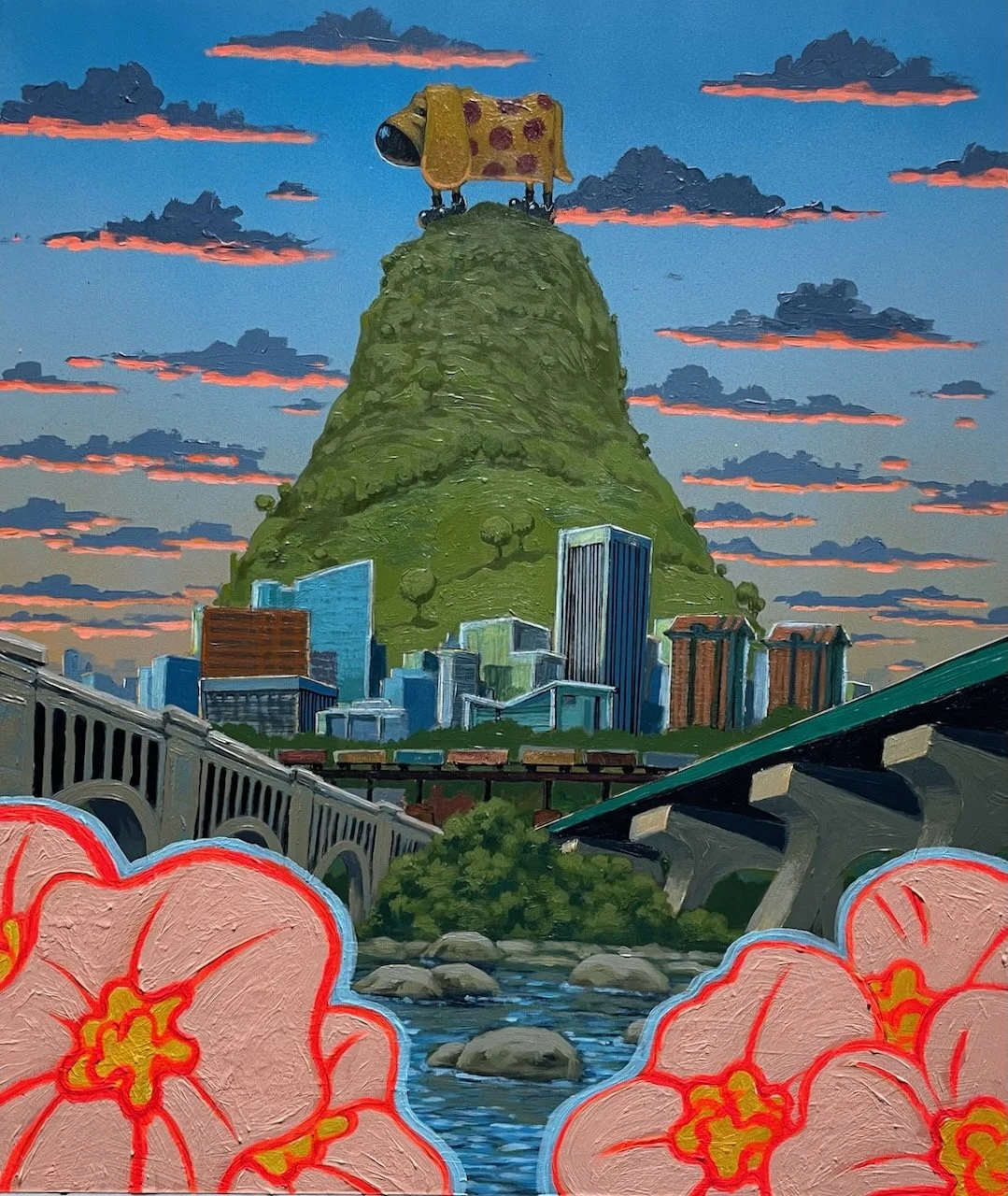 Painting commissioned by the Richmonder Magazine for prints to made and given to award winners of "25 in 25", a series spotlighting the people who are inspiring us by doing good and bringing joy to our communities.