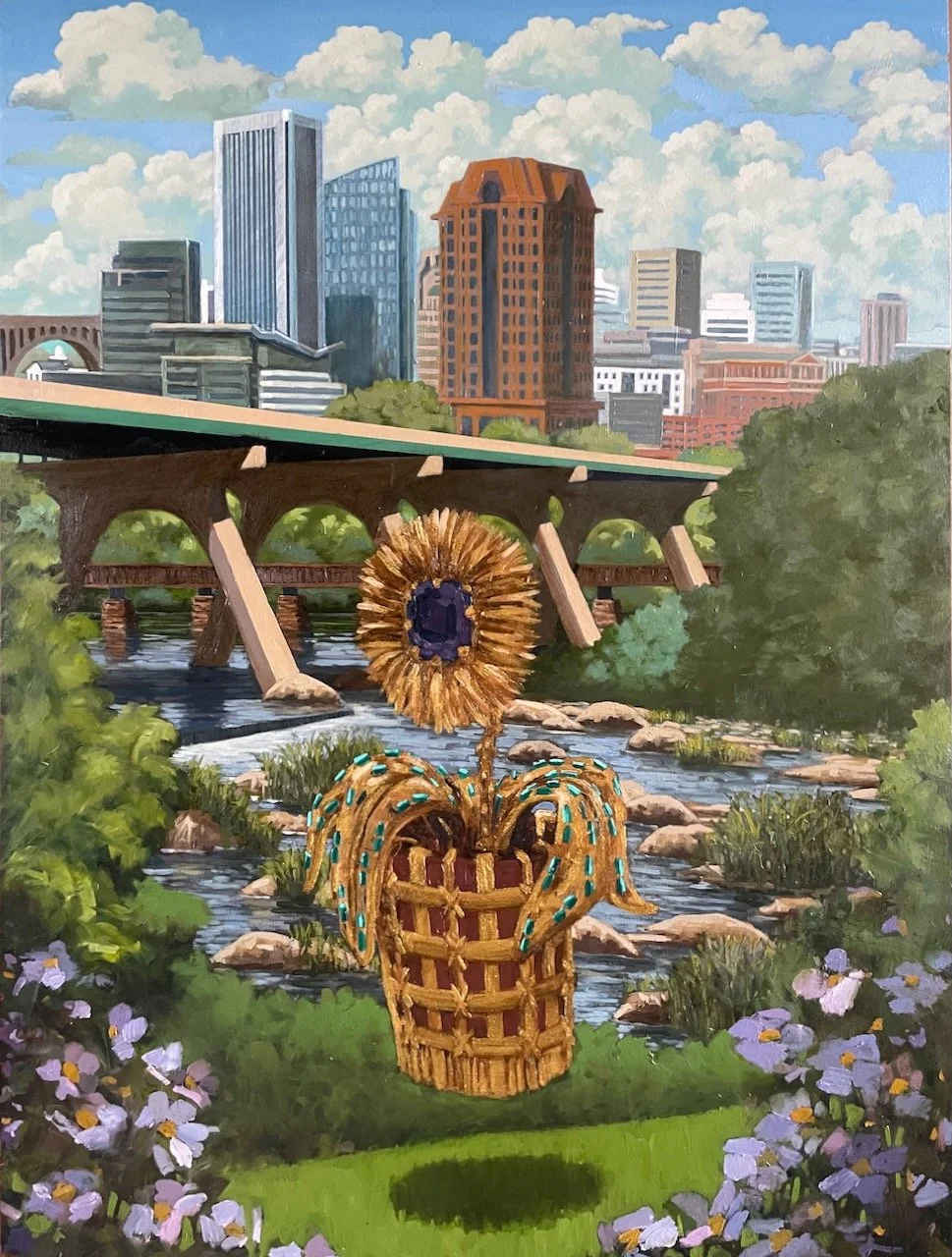 30"x40" commission by the Virginia Museum of Fine Arts for Fine arts and Flowers 2026