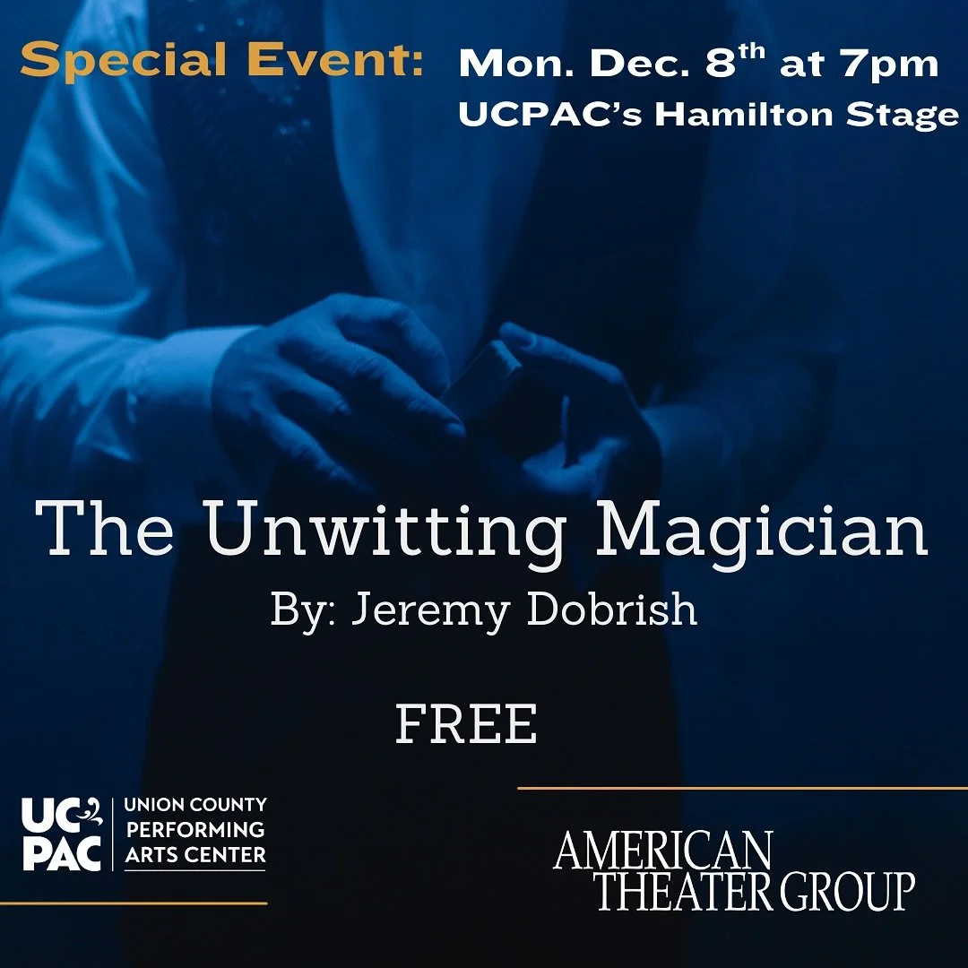 Join us for a unique theatrical and magical one-night only experience as a lone actor performs a series of seemingly impossible feats guided by a heretofore unseen script. Explore the nature of free will, fate and magic itself. Registration is reques
