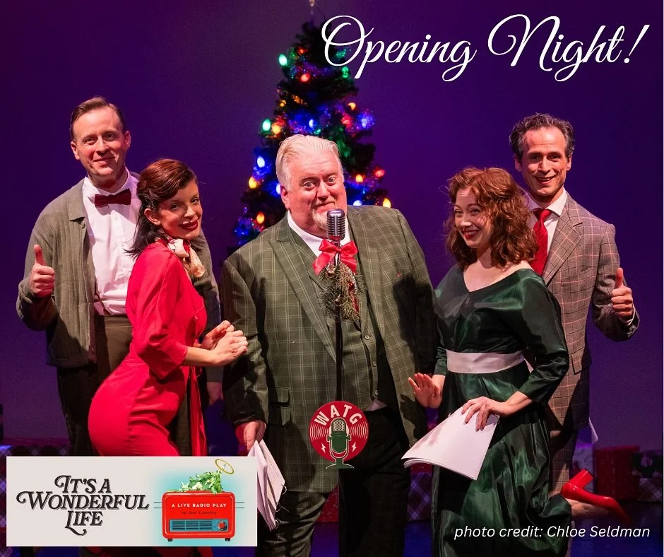 Break legs to our fantastic cast and creative team on our official Opening Night of this heartwarming radio play! Join us tonight at 7:30pm or tomorrow at 2:30pm. Ticket link in bio.