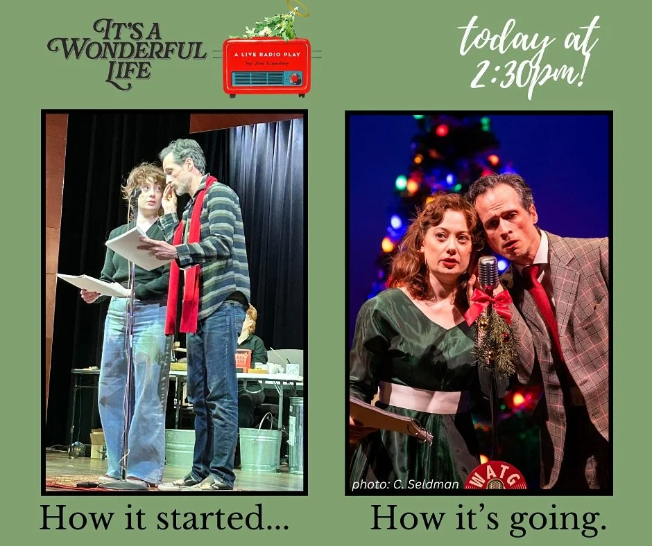 Last chance to see @erica.c.knight, @ernden and the rest of our fantastic cast at the @sieminskitheater in this beloved holiday classic. The production then moves to @dmk_blackbox from Dec 12-21. Tickets in bio.