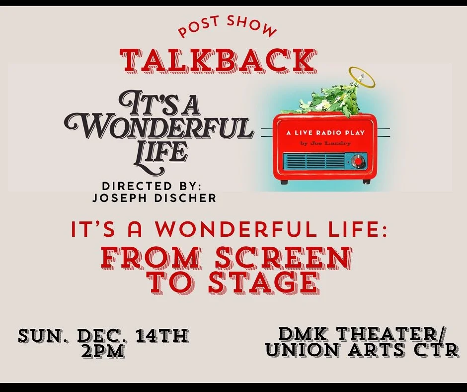 Join us after Sunday&rsquo;s show for an engaging talkback with the cast and creative team. No registration necessary. Tickets for the next two weekends @dmk_blackbox in link in bio.