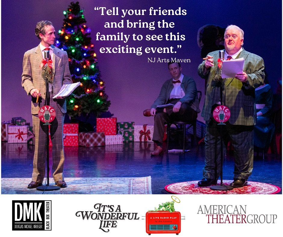 Looking for a little holiday joy this weekend? Join us for our charming production of this classic film performed as a 1940s radio program. Perfect for all ages! Final shows this Fri at 7pm and Sat &amp; Sun at 2pm. Ticket link in bio. #njtheater #re