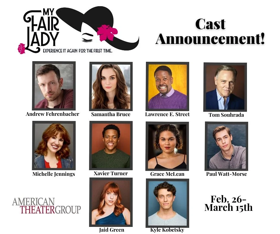 We&rsquo;re thrilled to announce the fantastic cast of our intimate and contemporary production of this lush, romantic musical. Tickets are selling fast - get yours today! Link in bio. #njtheater #myfairlady #lernerandloewe