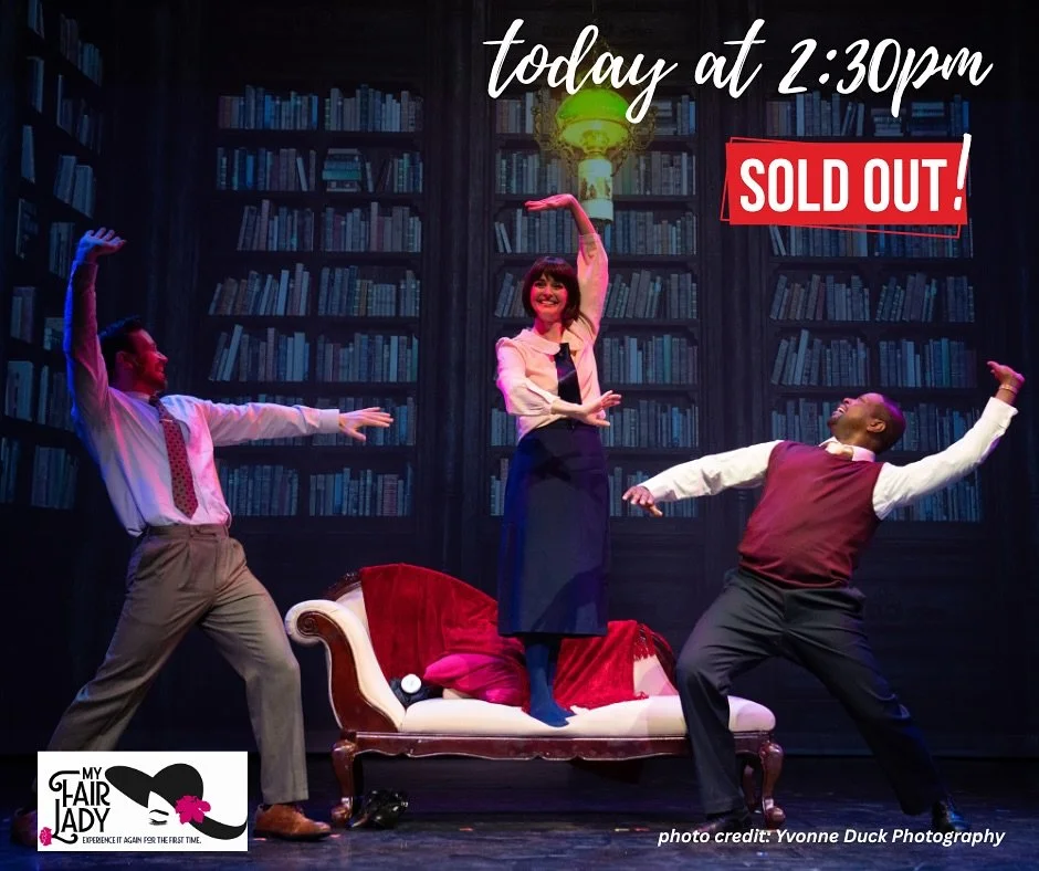 After full houses at the Sieminski Theater, we move next to @dmk_blackbox at Union Arts Center with shows Thursday-Sunday. Seating is limited - get your tickets now! Link in bio. #njtheater #regionaltheater #myfairladymusical