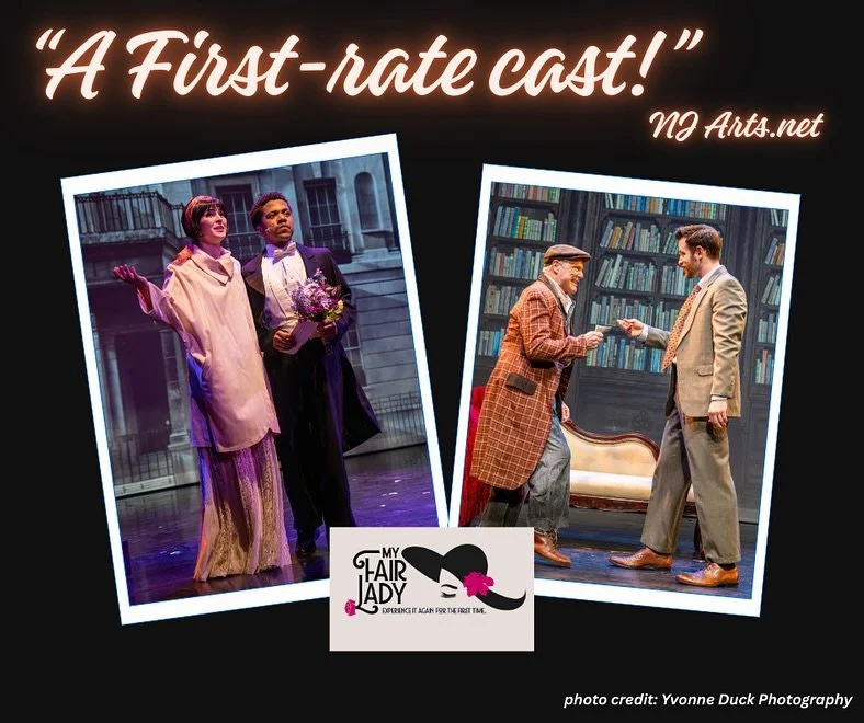 Final chances to experience the charm, wit and unforgettable score of one of the most romantic musicals of all time. Sat. at 2pm &amp; 7pm and Sun at 2pm. Seating is limited - ticket link in bio. #njtheater #regionaltheater #myfairladymusical #lerner