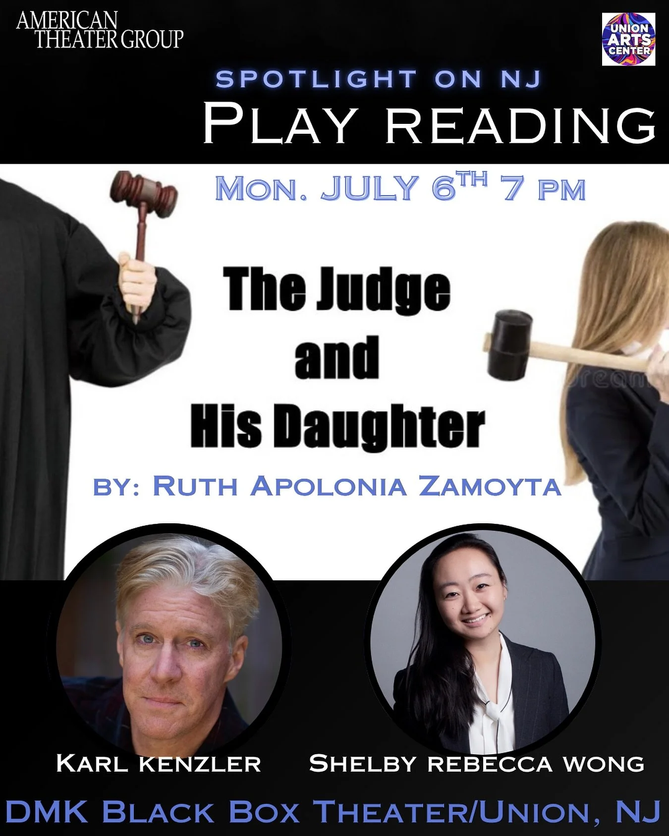 Get your tickets now for our presentation featuring Karl Kenzler (Oedipus, House of Cards, Person of Interest, The Good Wife) and Shelby Rebecca Wong (The King and I, South Pacific) in a reading of this gripping father-daughter drama set against one 