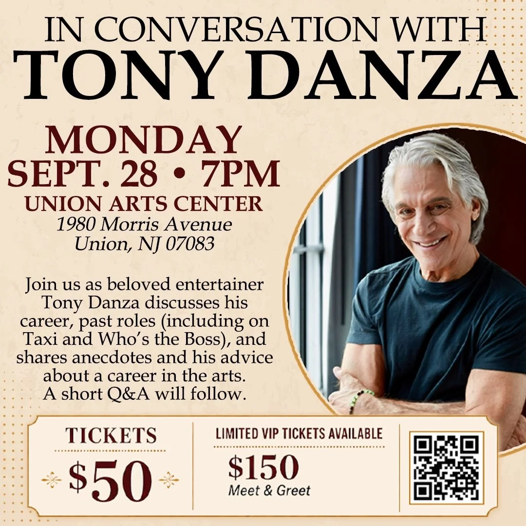 We&rsquo;re thrilled to launch our new &ldquo;In Conversation&rdquo; Series with beloved TV and theater star Tony Danza! Get your tickets now for this up close and personal appearance! A very limited number of VIP Meet &amp; Greet tix also available.