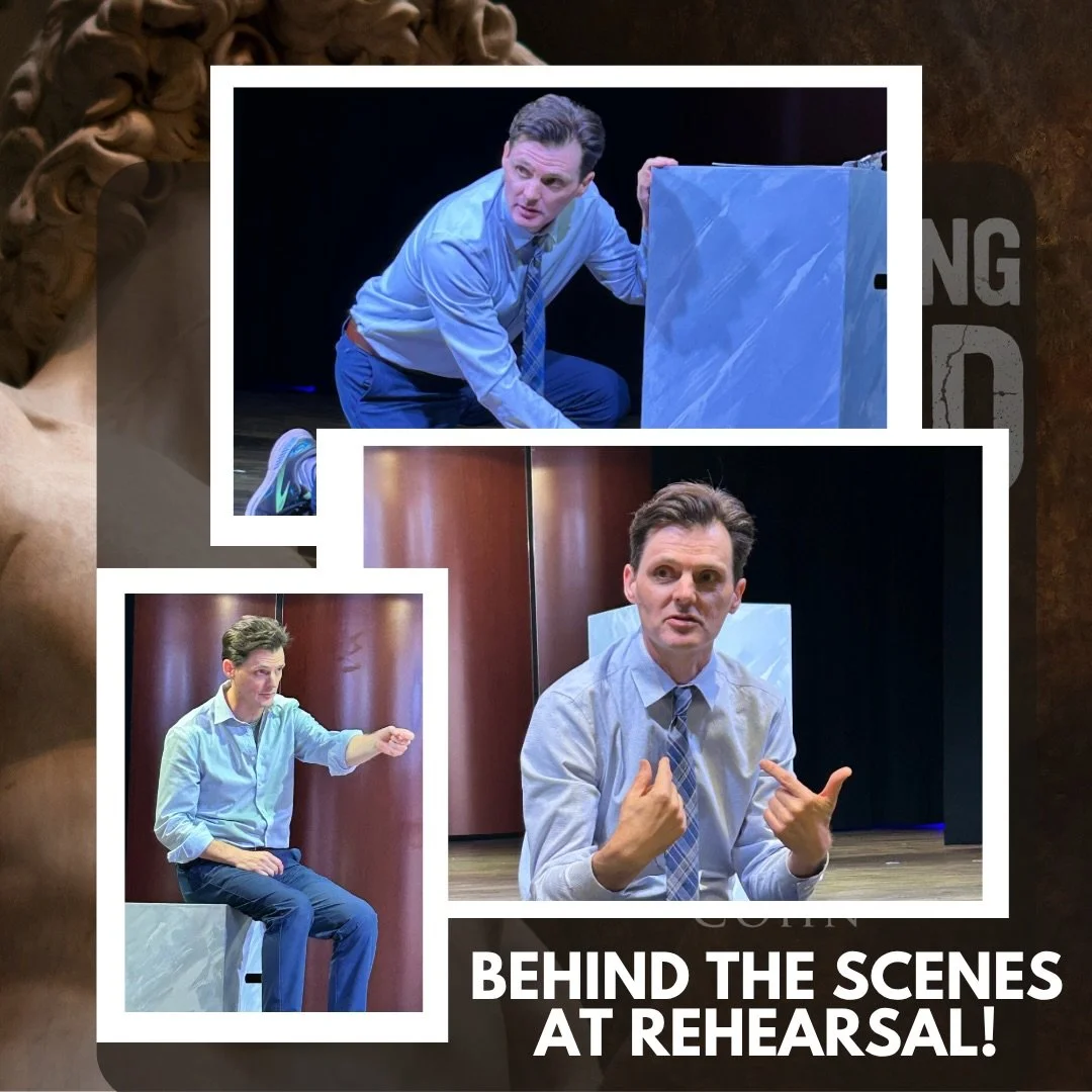 Don&rsquo;t miss the East Coast premiere of this thrilling solo play that beautifully demonstrates how &ldquo;art is life&rdquo; and &ldquo;we are all works of art!&rdquo; Ticket link in bio. #artastherapy #michelangelodavid #njtheater #artheals #sol