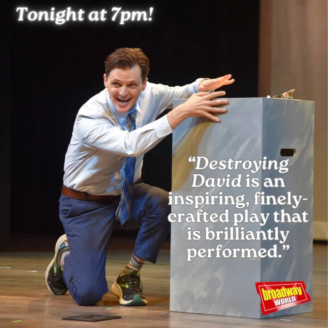 Performances resume tonight @unionartscenternj for this &ldquo;stirring&rdquo; solo play that beautifully shows how art heals us all. Use code: EXTRA10 to save. Ticket link in bio. #njtheater #artheals #artastherapy #michelangelosdavid