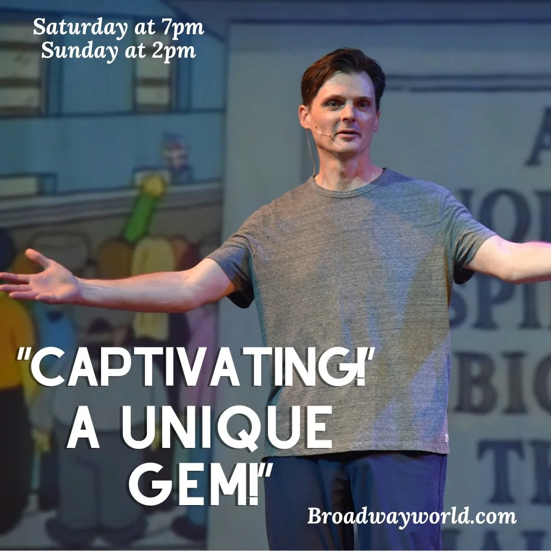 Two more chances this weekend to see the East Coast premiere of this thrilling solo play that examines the transformative power of art. Don&rsquo;t miss it! Ticket link in bio #njtheater #artheals #artastherapy #michelangelosdavid